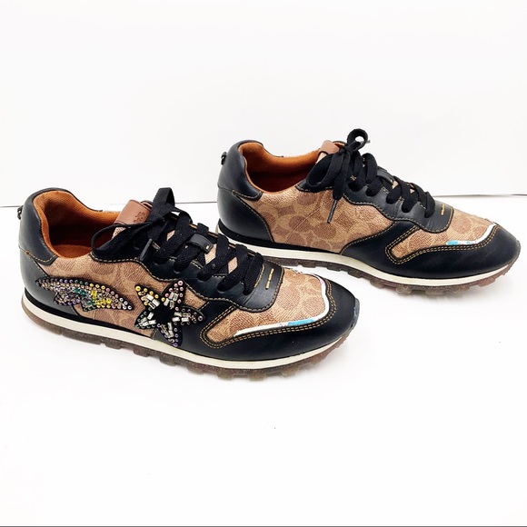 {COACH} Star Embellished Sneakers - Picture 2 of 16